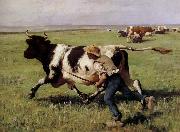 La Vache echappee Francois-Marius Granet
